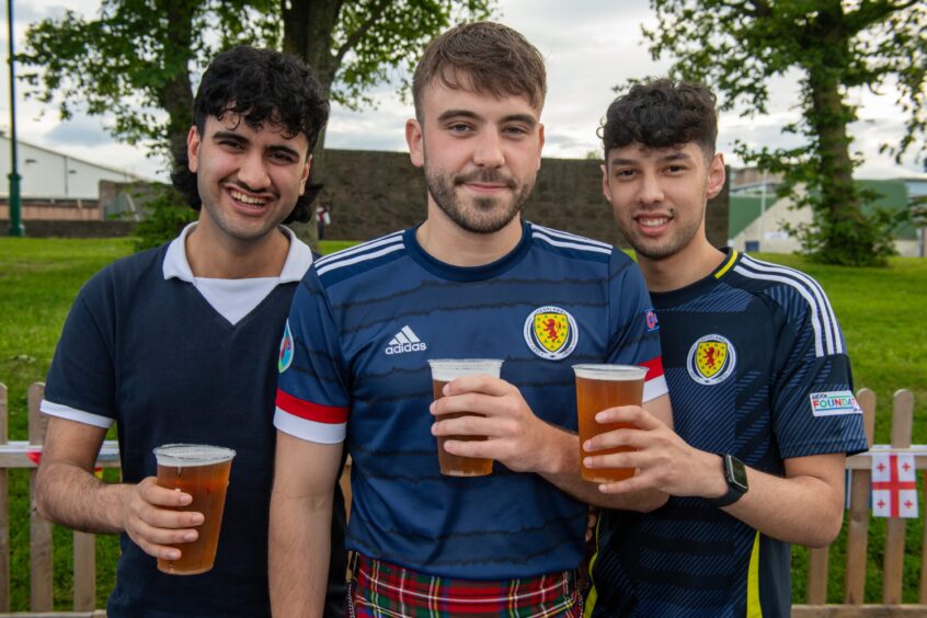 Gallery: Mixed emotions as fans watch Scotland v Switzerland in Aberdeen