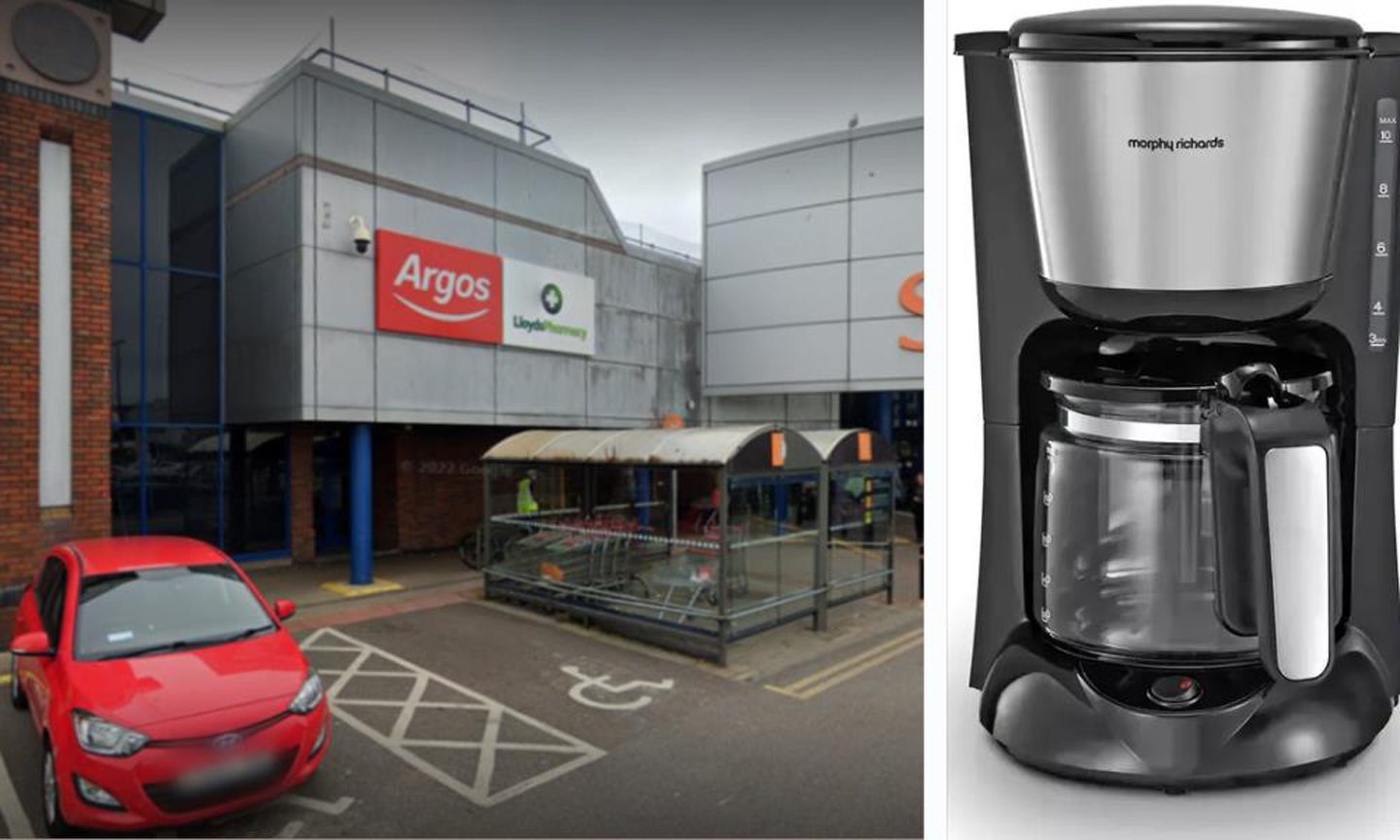 Aberdeen Argos customer threw broken coffee machine at manager