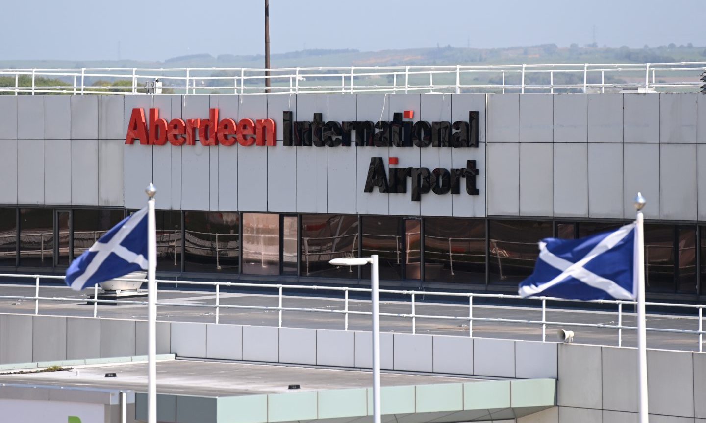 Cabin crew member fractures foot with bin in Aberdeen