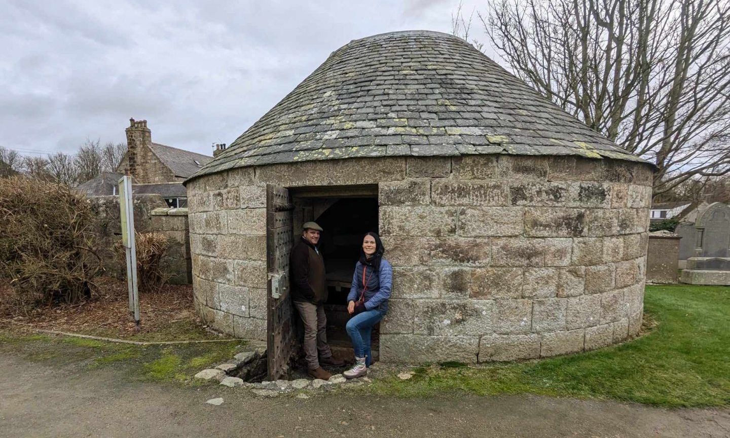 What did I find inside Udny Mort House?