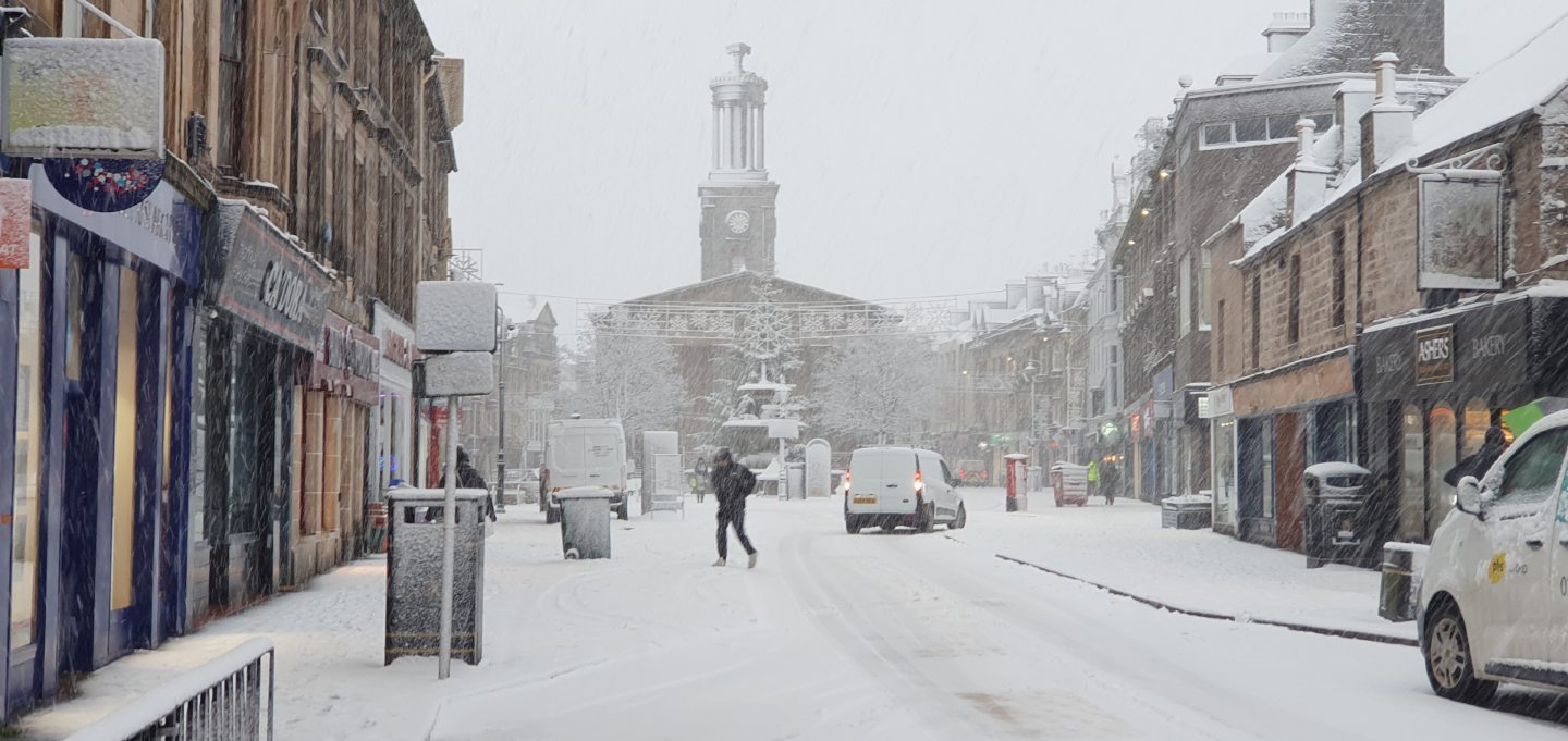 Elgin top for slips, trips and falls during wintry conditions