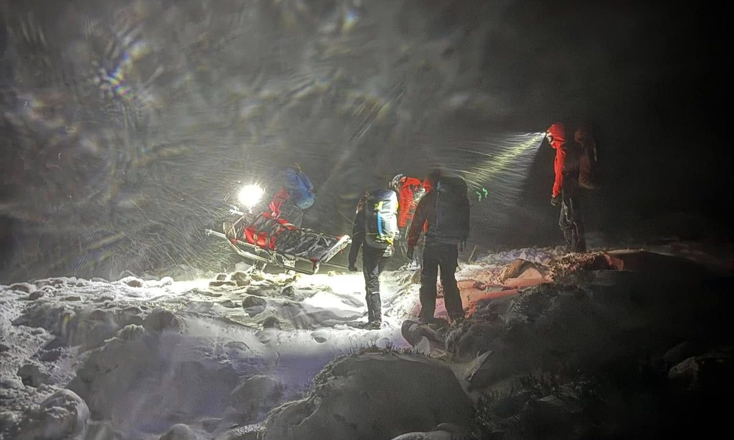 Three hillwalkers rescued in overnight mission in Cairngorms