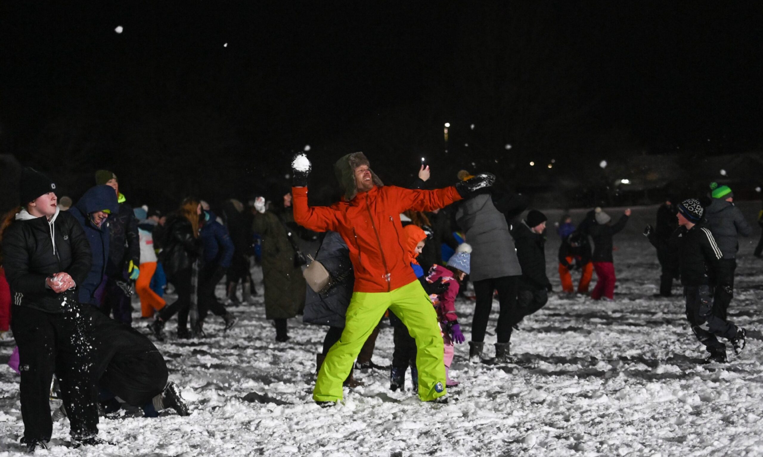 Big freeze sees Inverurie Snowball Fight postponed