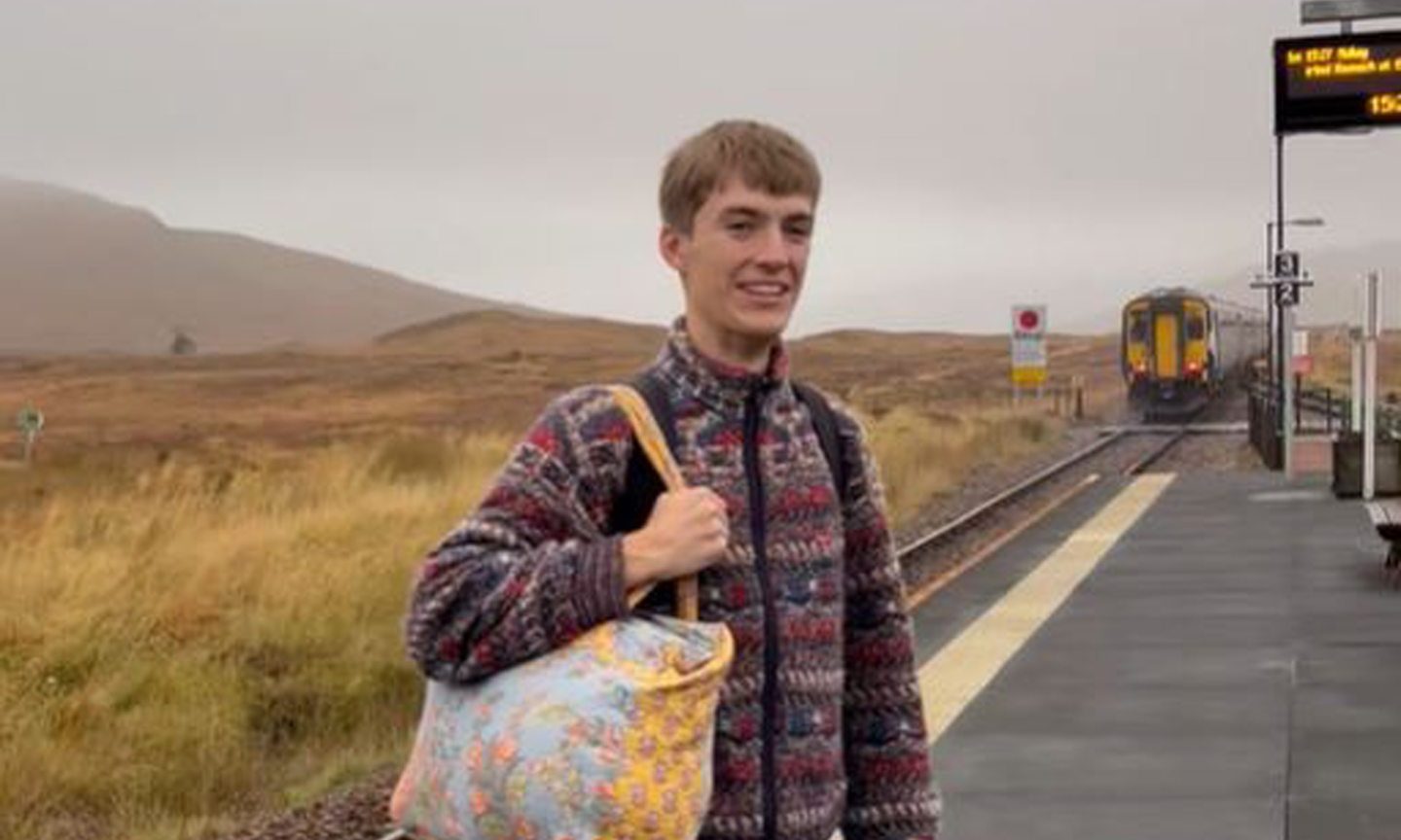 Train enthusiast visits Corrour station in viral TikTok video