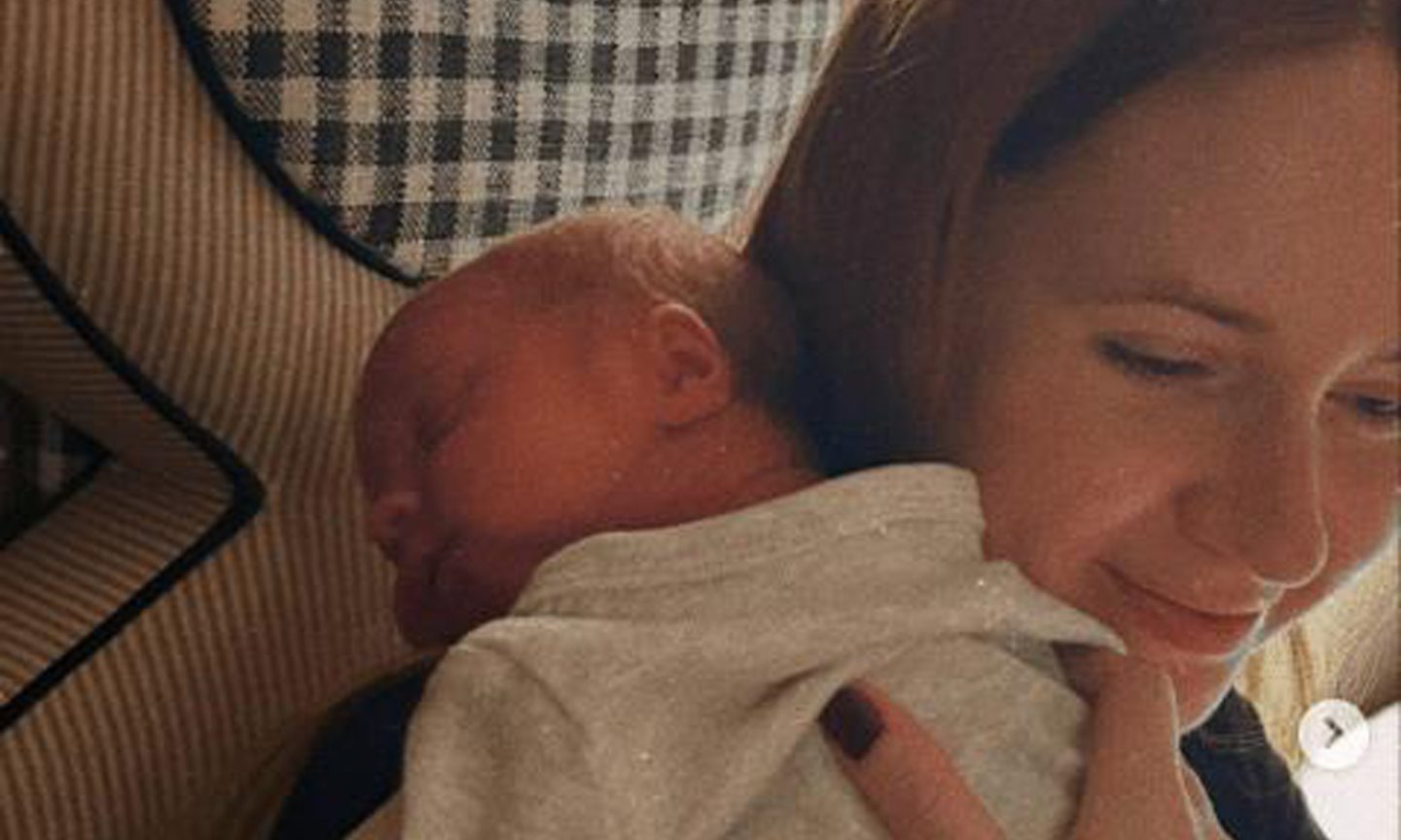 Inverness star Karen Gillan shares first photo of baby Clementine