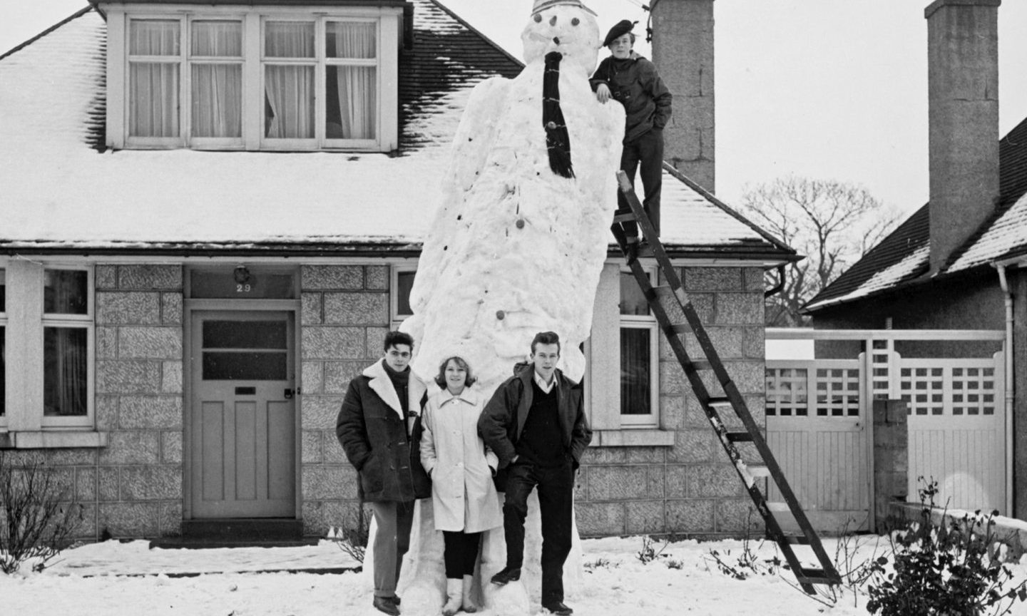 The story behind Aberdeen’s famous giant snowman in 1963