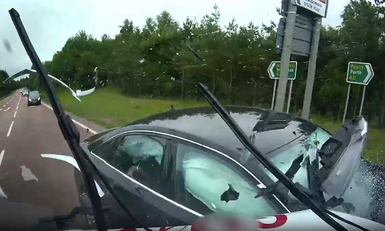 Road ban for US tourist who caused A9 smash that left four injured