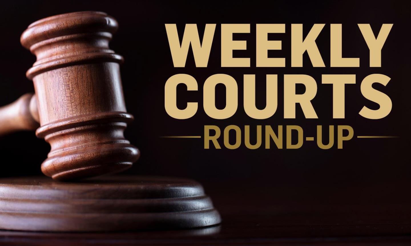 Weekend court roll our round up of the most read cases of the week